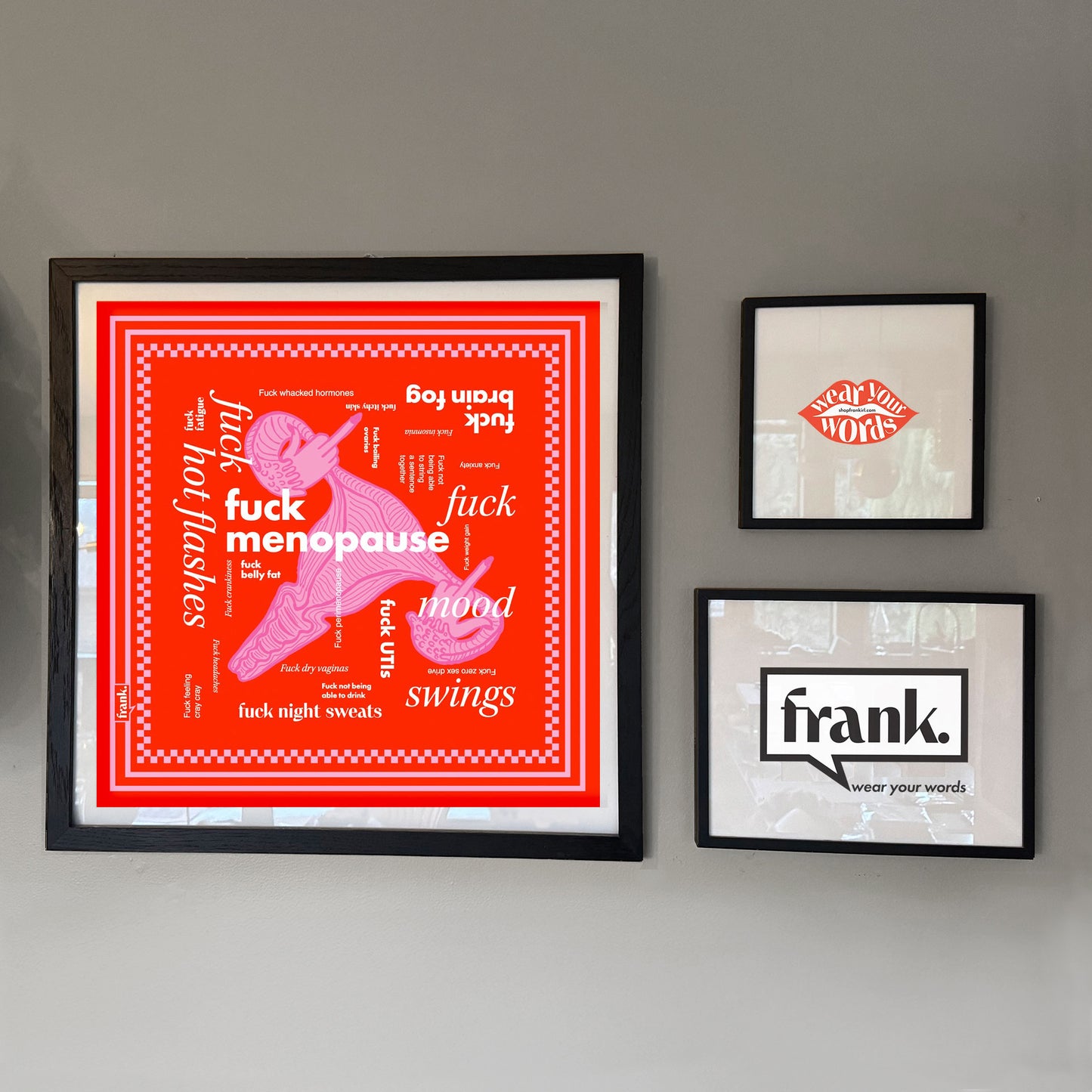 Fuck Menopause Bandana 90gsm | Funny Menopause Gift | frank.