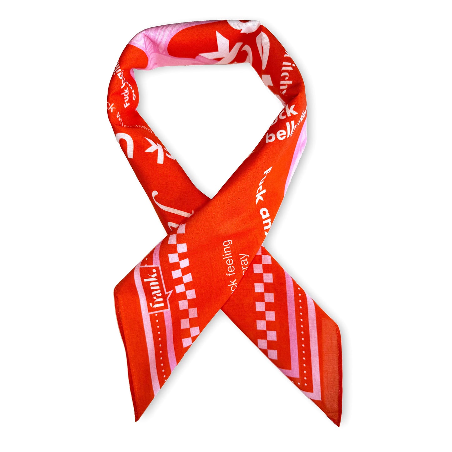 Fuck Menopause Bandana 75gsm | Irreverent Menopause Gift | frank.
