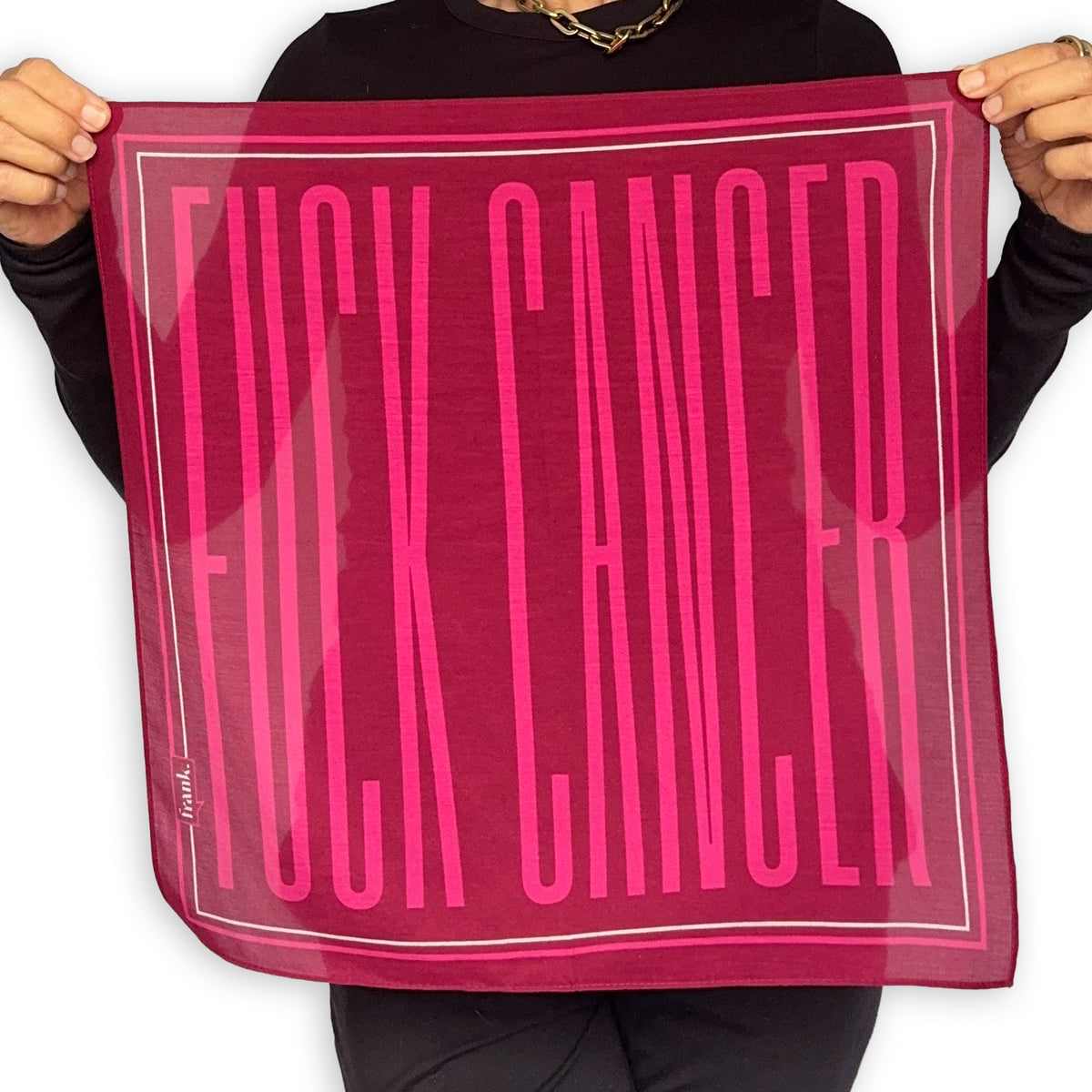 Fuck Cancer Neckerchief | Bold Cancer Gift | frank.