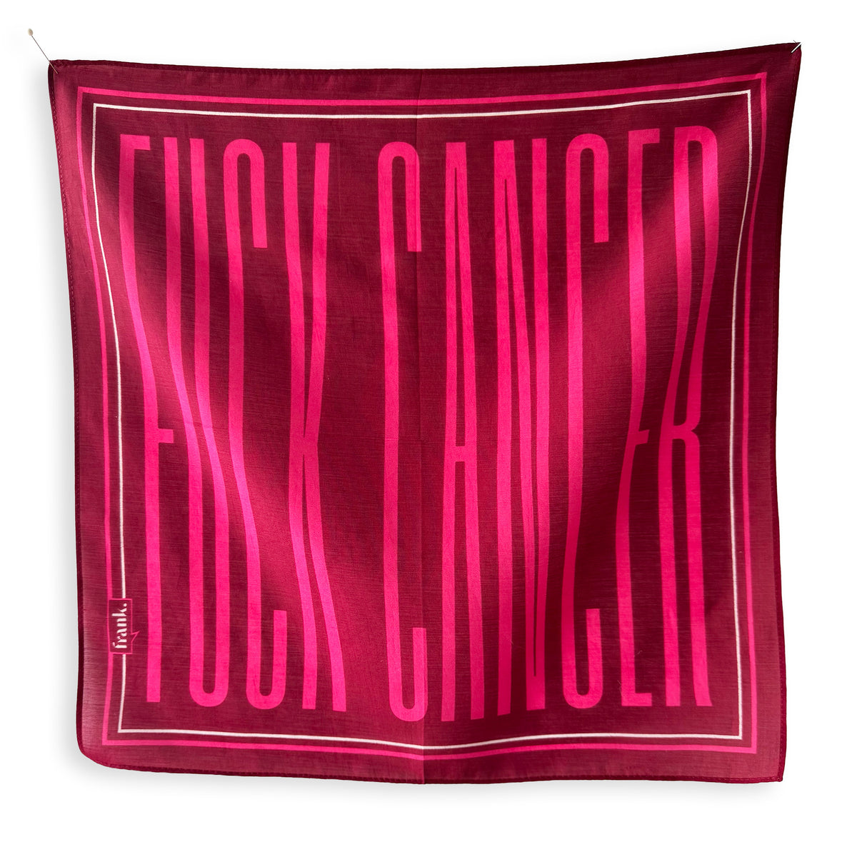Fuck Cancer Neckerchief | Bold Cancer Gift | frank.