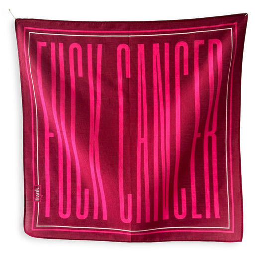 Fuck Cancer Neckerchief | Bold Cancer Gift | frank.