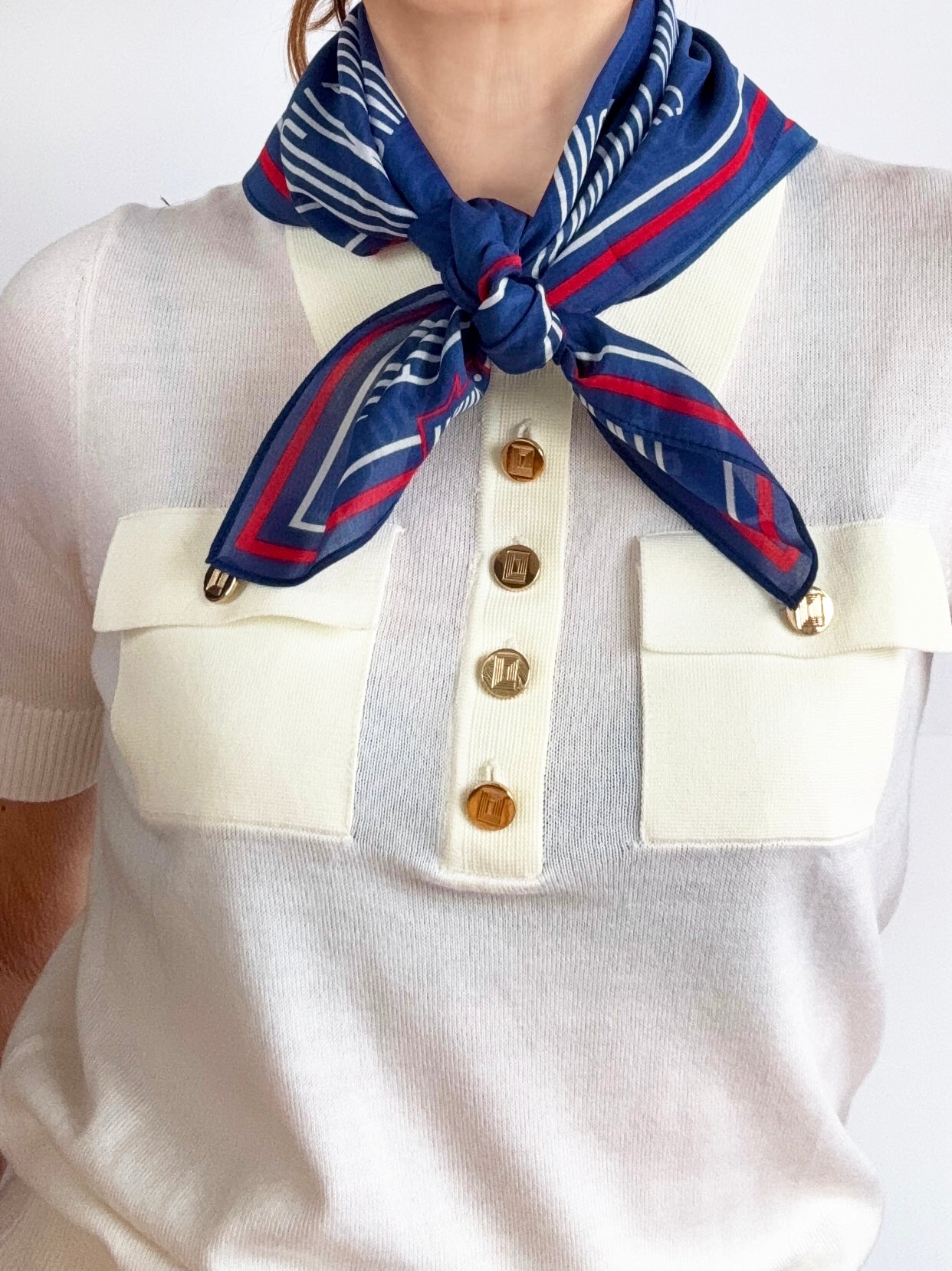 Fuck Trump Checkerboard Silk Blend Scarf | Political Statement | frank.